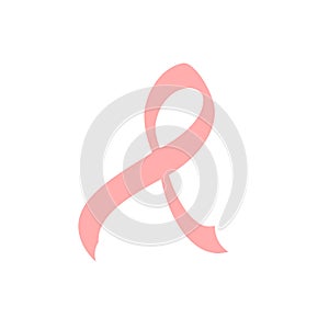 Curvy pink ribbon photo