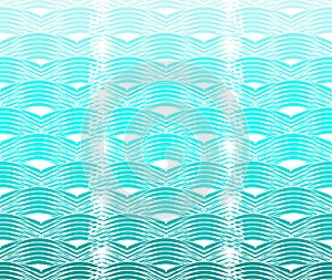 Curvy waves pattern