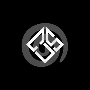 CUS letter logo design on black background. CUS creative initials letter logo concept. CUS letter design.CUS letter logo design on