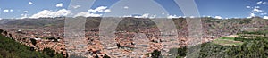 Cusco ( Cuzco ) city panorama