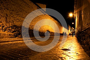 Cusco at night photo