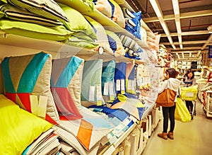 Cushion cushions supermarket retail store shop