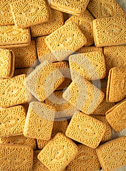 Custard cream biscuits