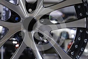 Custom Alloy Sport Wheel at Car Show