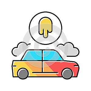 custom auto paint color icon vector illustration