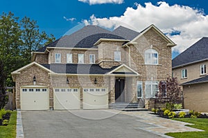 Custom built luxury house in the suburbs of Toronto, Canada.