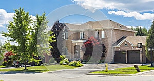 Custom built luxury house in the suburbs of Toronto, Canada.