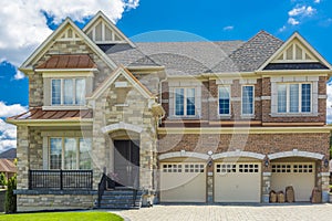 Custom built luxury house in the suburbs of Toronto, Canada.