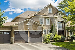 Custom built luxury house in the suburbs of Toronto, Canada.