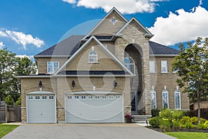 Custom built luxury house in the suburbs of Toronto, Canada.