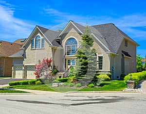 Custom built luxury house in the suburbs of Toronto, Canada.