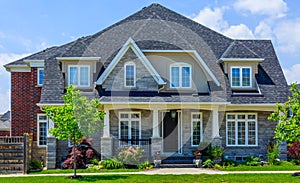 Custom built luxury house in the suburbs of Toronto, Canada.