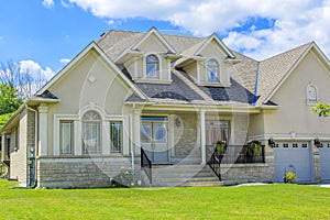 Custom built luxury house in the suburbs of Toronto, Canada.