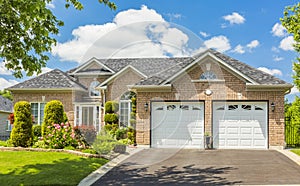 Custom built luxury house in the suburbs of Toronto, Canada.