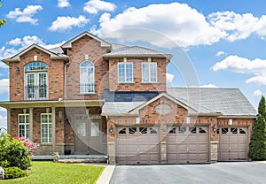 Custom built luxury house in the suburbs of Toronto, Canada.