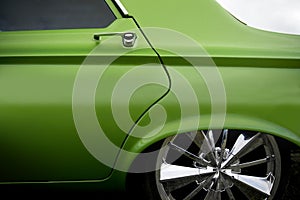 Custom car detail photo