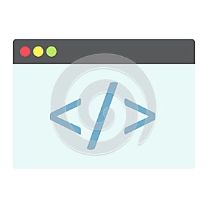 Custom coding flat icon, seo and development