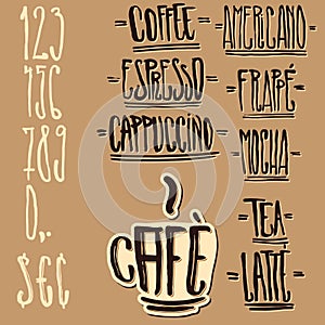 Custom Coffee Tags and Design Elements