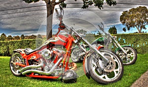 Custom designed motorbikes