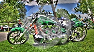 Custom designed motorcycle