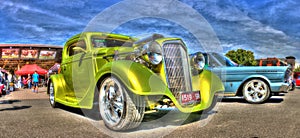 Custom designed 1930s Chevy hot rod