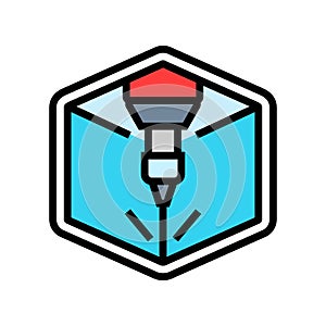 custom engravable color icon vector illustration