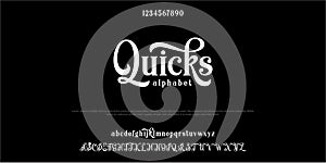 Custom font bundle script serif. Alphabet vector illustration