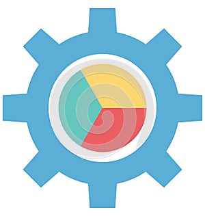 custom graph, pie graph pie, Isolated Vector icons that can be easily modified or edit
