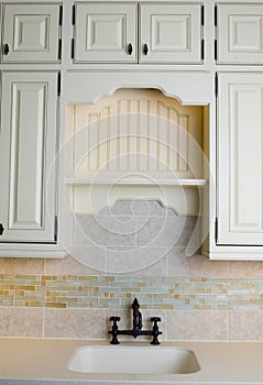 Custom kitchen with tile work