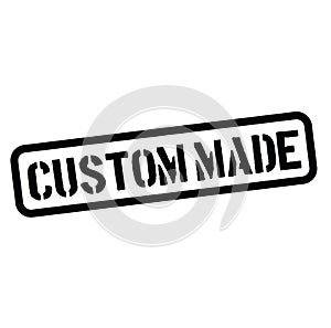 Custom made rubber stamp