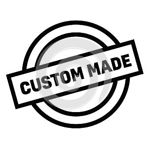 Custom made rubber stamp