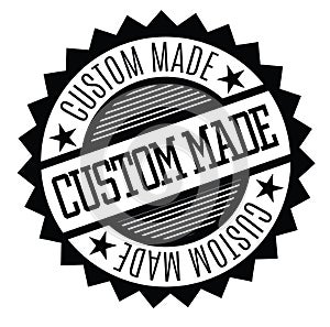 Custom made rubber stamp