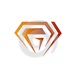 custom shiny jewelryof gemstone diamond logo design vector illustrations