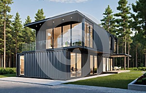 Custom Shipping Container Home Modern Architectural Design