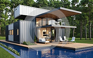 Custom Shipping Container Home Modern Architectural Design