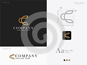Custom Template Elegan Luxury Mature Company Logo