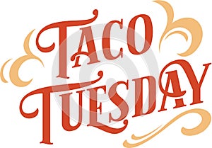 Taco Tuesday Custom Text Banner photo