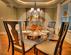 Custom Thanksgiving Dining Room