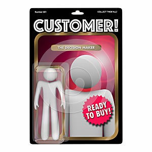 Customer Action Figure Toy Find New Client Buyer photo