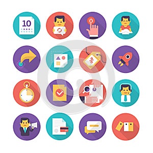 Customer Care and Commerce Icons