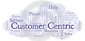 Customer Centric word cloud