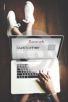 Customer Client Buyer Target Shopper User Concept