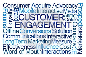 Customer Engagement Word Cloud