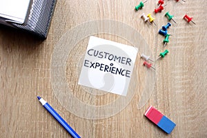 Customer experience concept