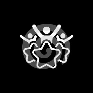 Customer Experience Line Icon.