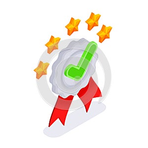 Customer Experience Symbol Isometric Image