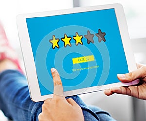 Customer Feedback Comment Vote Review Results Concept