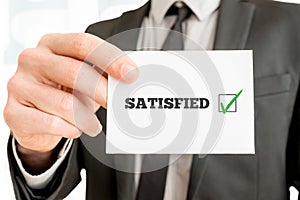 Customer feedback - Satisfied