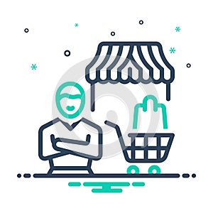 Mix icon for Customer, vendee and purchaser