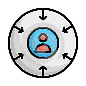 Customer intention, intention Vector Icon which can easily modify